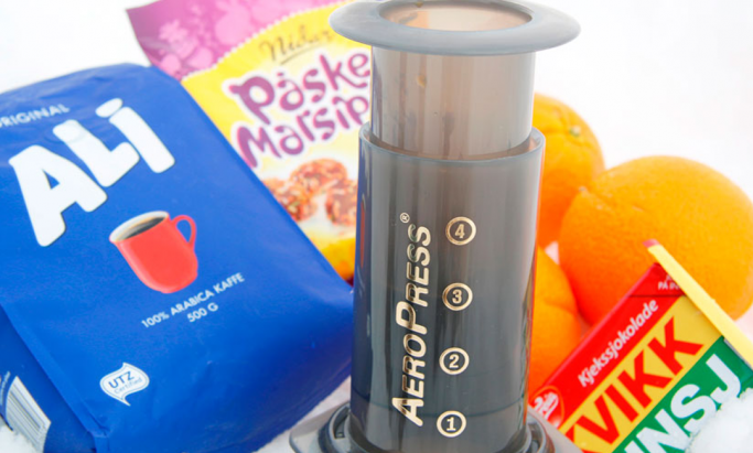 Aeropress kaffe på tur